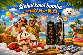 Exotic Whip, šlehačková bomba a N2O - proč jsou dnes tak populární?