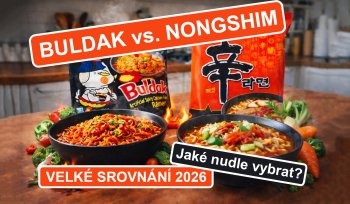 Nejlepší korejské instantní nudle: Buldak vs Nongshim (Velké srovnání 2026)