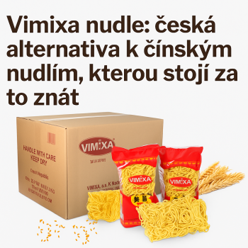Vimixa nudle - česká alternativa k čínským nudlím, kterou stojí za to znát