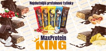 Nejlepší proteinové tyčinky pro Vaše aktivní dny MaxProtein King