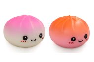 Squishy Dumpling antistresový mačkací knedlík v bambusovém košíku