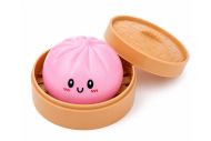 Squishy Dumpling antistresový mačkací knedlík v bambusovém košíku