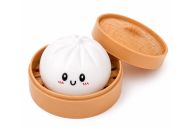 Squishy Dumpling antistresový mačkací knedlík v bambusovém košíku