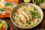OH! RICEY Pho Ga Instantní Rýžové Široké Nudle s Kuřecí Příchutí 63 g