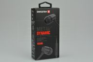 Stereo sluchátka s mikrofonem SWISSTEN YS500 METAL DYNAMIC - Černé