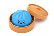 Squishy Dumpling antistresový mačkací knedlík v bambusovém košíku