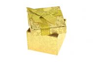 Dárková krabička pro prstýnek - Zlatá