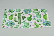 Vinylové prostírání (43x28.5cm) - Kvetoucí kaktusy