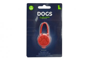 Bezpečnostní LED osvětlení na obojek DOGS (3x6cm) - Červené Bezpečnostní LED osvětlení na obojek DOGS (3x6cm) - Červené