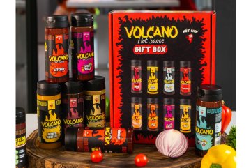 HOT-CHIP Volcano - ochutnávkový set chilli omáček 8x270 ml