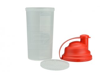 Plastový shaker TVAR 700ml (23,5x10cm) - Červené víčko Plastový shaker TVAR 700ml (23,5x10cm) - Červené víčko