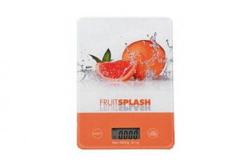 Váha kuchyňská plochá 5 kg digitální - Pomeranč