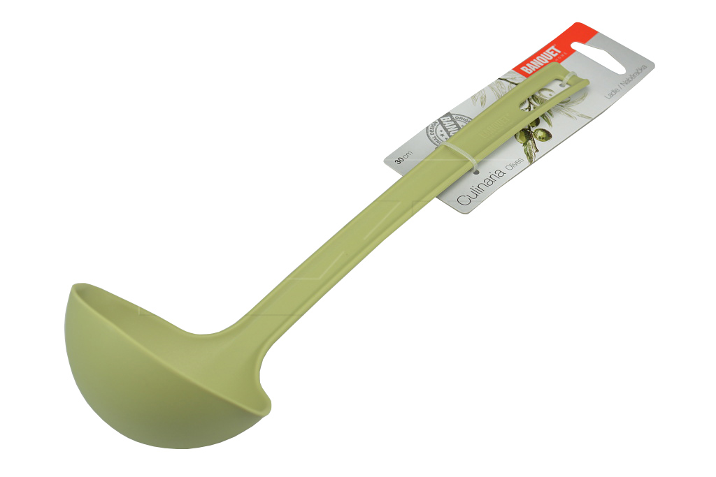 Kuchyňská naběračka Culinaria BANQUET (30cm) - Olivově zelená Kuchyňská naběračka Culinaria BANQUET (30cm) - Olivově zelená