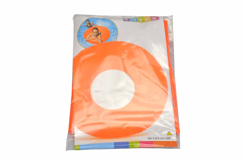 Reflexní nafukovací kruh INTEX 59262 - Oranžový (91cm) Reflexní nafukovací kruh INTEX 59262 - Oranžový (91cm)