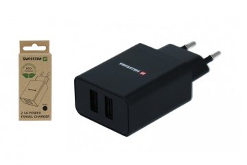 Síťový adaptér Smart IC 2x USB 2,1A power,…