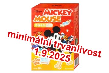 Binqi Disney Bones Shape Milk Cookies 50g (DMT.1.9.2025)