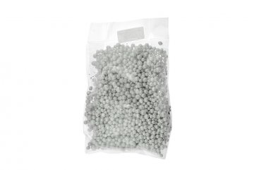 Dekorační glitrované kuličky bílé 330 ml
