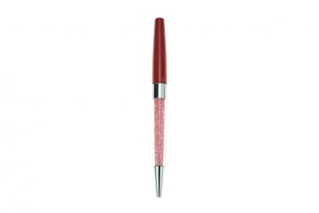 Pero kuličkové Krystal 0,7mm + pvc dárkový box, Červené