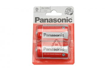 Baterie PANASONIC 2ks - 1,5V D (R20) Baterie PANASONIC 2ks - 1,5V D (R20)