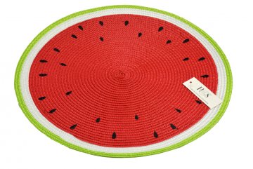 Pletené prostírání 38cm - Meloun Pletené prostírání 38cm - Meloun