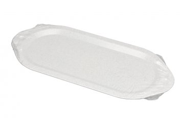 Plastový oválný servírovací tác TVAR - Mramorový (36x16cm) Plastový oválný servírovací tác TVAR - Mramorový (36x16cm)