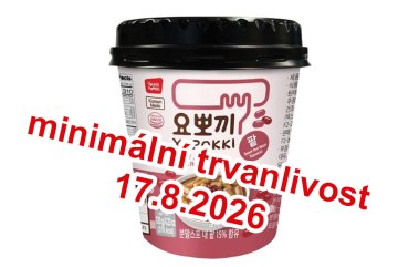 Yopokki Topokki Sweet Red Bean 120g (DMT.17.8.2026)