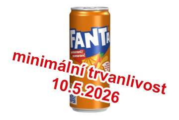 Fanta pomeranč 330ml (DMT.10.5.2026)