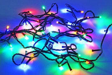 Vnitřní Vánoční LED osvětlení - Barevné 50…