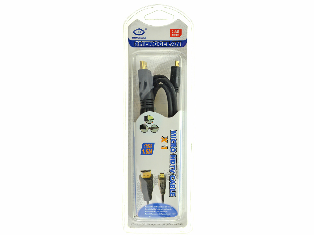 Propojovací kabel HDMI na Micro HDMI - 1.5m Propojovací kabel HDMI na Micro HDMI - 1.5m