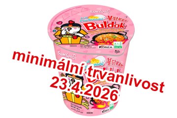 Buldak Carbonara CUP - Pohár Samyang Ramen 80g (DMT.23.4.2026)