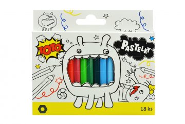 Pastelky TOTO 18ks (9cm) Pastelky TOTO 18ks (9cm)