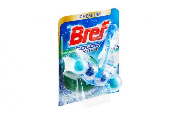 Bref Color Aktiv tuhý WC blok 50g - Eukalyptus Bref Color Aktiv tuhý WC blok 50g - Eukalyptus