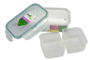 Plastový box se silikonovým těsněním a vyndávacím dvojtým vnitřkem PLAST ART 0,4l (5,5,x15x10cm) Plastový box se silikonovým těsněním a vyndávacím dvojtým vnitřkem PLAST ART 0,4l (5,5,x15x10cm)