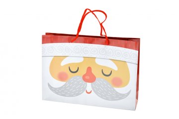 Vánoční dárková taška 34x24x8.5cm Santa…