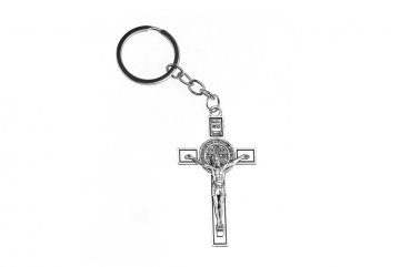 Přívěsek na klíče kříž