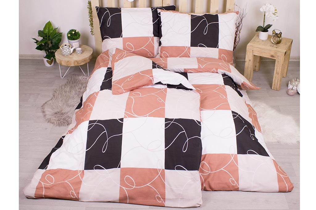 Sada povlečení na dvě lůžka 140x200+70x90 - Šachy Sada povlečení na dvě lůžka 140x200+70x90 - Šachy