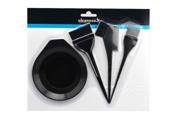 Souprava na barvení vlasů ELEGANZA - Set 4ks (21cm) Souprava na barvení vlasů ELEGANZA - Set 4ks (21cm)