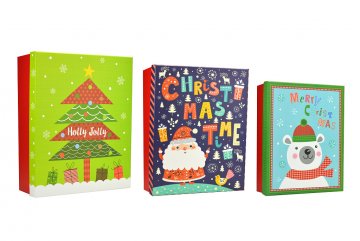 Vánoční dárkové krabice dětské - Sada 3 ks…