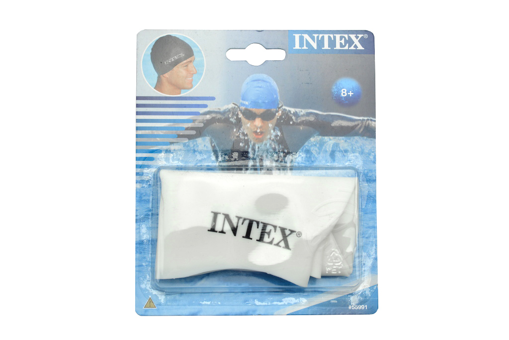 Bílá plavecká čepice - INTEX Bílá plavecká čepice - INTEX