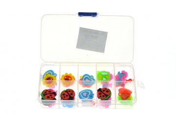 DIY gumové přívěšky (2cm) - Set 30ks DIY gumové přívěšky (2cm) - Set 30ks