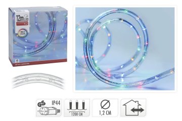 Světelný řetěz Vánoční LED světelná hadice 288 LED vícebarevná 12m