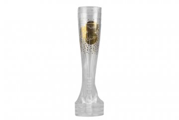 Set 4ks plastových pohárů na šampaňské EH CHEERS! - Zlatý (17,5cm) Set 4ks plastových pohárů na šampaňské EH CHEERS! - Zlatý (17,5cm)