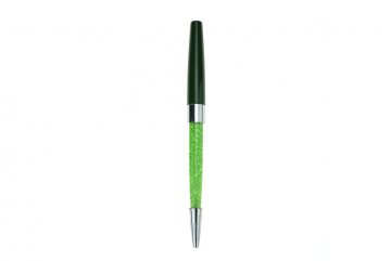 Pero kuličkové Krystal 0,7mm + pvc dárkový box, Zelené
