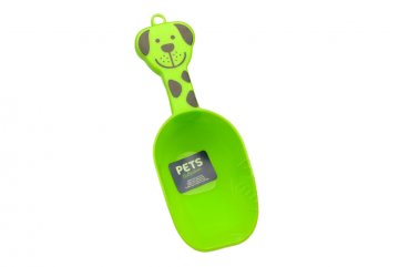 Lopatka na krmivo pro pejsky - Zelená (23cm) Lopatka na krmivo pro pejsky - Zelená (23cm)