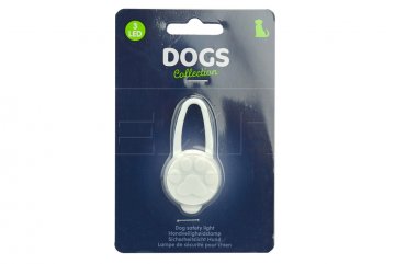 Bezpečnostní LED osvětlení na obojek DOGS (3x6cm) - Bílé Bezpečnostní LED osvětlení na obojek DOGS (3x6cm) - Bílé