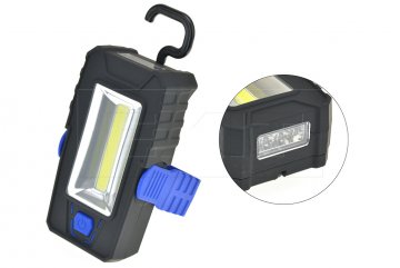 Pracovní svítilna FX COB+LED (12cm) - Modrá Pracovní svítilna FX COB+LED (12cm) - Modrá