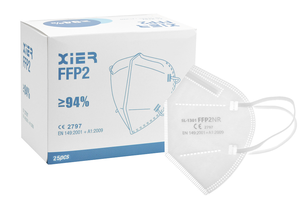 Respirátor FFP2 NR Fujian XIER - 1ks Respirátor FFP2 NR Fujian XIER - 1ks