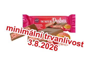 Dubai čokoláda Elit 30g Jahoda (DMT.3.8.2026)