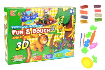 3D plastelína s formičkama - Set 18ks 3D plastelína s formičkama - Set 18ks