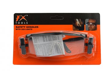 Ochranné pracovní brýle s LED lampičkama FX (15cm) Ochranné pracovní brýle s LED lampičkama FX (15cm)